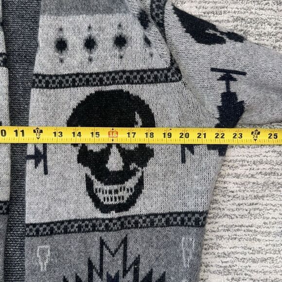 New Skull Cashmere Willa Wool & Cashmere Cardigan Large - Picture 8 of 13